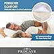 PROCAVE Micro-Comfort Matratzen-Bett-Schoner weiß 100x220 cm mit Spannumrandung | Höhe bis 30cm | Auch für Boxspring-Betten und Wasser-Betten geeignet | Microfaser | 100% Polyester | Matratzen-Auflage