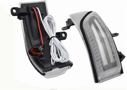 車のバックミラーの方向指示器 用のスバル用 サイドミラーインジケーターライト 用のアウトバック用 用のインプレッサ用のWRX用のSTI用 用のフォレスター用 用のレガシー用 2個(Crystal lens)