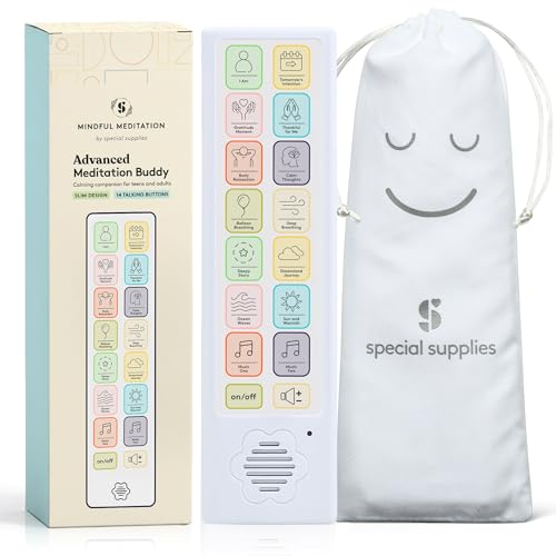 Special Supplies Meditation Buddy – Screen-Free Mindfulness & Breathing Device for Stress Relief, Daily Meditation, Anxiety Relief, Calm Focus & Emotional Balance for Kids and Adults (Adults)