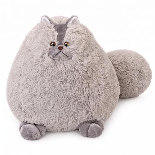 Winsterch Giant Gray Cat Stuffed Animal, 20-Inch Large Stuffed Cat Plush