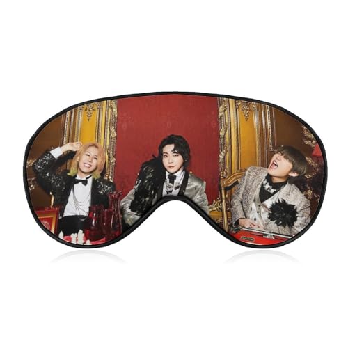 ミセス・グリーン・アップル アイマスク 通気性 遮光 目隠し 軽量 調節でき 洗濯でき 睡眠用 ポリエステル 自由調整可能 収納便利 旅行 昼寝 人気 推し アイドル スター 芸能人 ギフト プレゼント