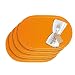 Produktbild Westmark Tischsets/Platzsets, 4 Stück, 45,5 x 29 cm, Vinyl, Orange, Saleen Edition: Fun