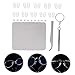 Ipetboom Eyeglass Repair Kit with Silicone Nose Pads Screws and Precision Screwdriver Comfortable Nose Support for All Glasses Essential Accessories for Home and Travel