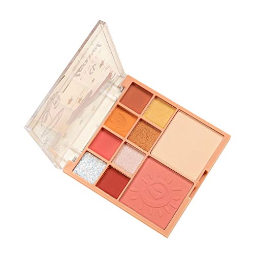 BKSYOFU Maquillaje de ojos conjunto color animal mate brillo sombra de ojos paleta brillo brillo perlascente impermeable lentejuelas de lentejuelas sombra(3-Pack)