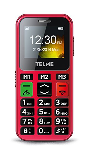 TELME C150 1.8 70g Red - mobile phones (Alarm