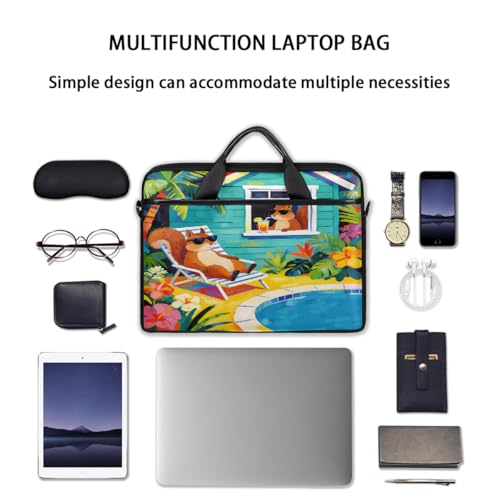 Bolso para laptop con diseño de ardilla tropical 15 pulg miniatura 7