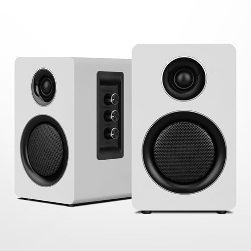 Computer Speakers for Desktop PC, Active Bookshelf Speaker with 3‘’