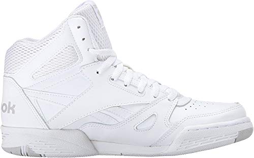 Reebok Men's ROYAL BB4500H XW Fashion Sneaker, White/Steel, 10.5 4E US