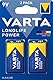 VARTA Batterien 9V Blockbatterie, 2 Stück, Longlife Power, Alkaline, für Rauchmelder, Brand- & Feuermelder, Mikrofon