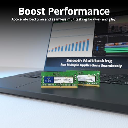 Image of Timetec 8GB DDR4 2400MHz (PC4-2400T) PC4-19200 SODIMM Laptop RAM - 260-Pin 1.2V CL17 Non-ECC Unbuffered Memory Module for Laptop, Notebook, Mini PC, All-in-One