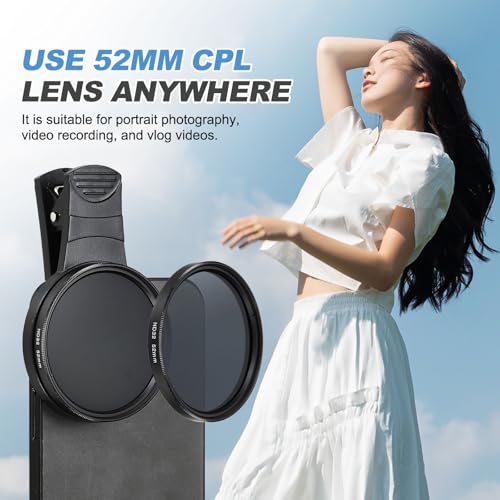 Objectif pour appareil photo de téléphone éliminant reflets et surexposition