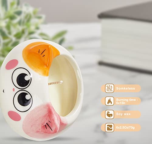 Kinforse Scented Candles Gifts for Women, Birthday Gifts for her, Presents for Women, Cat Gifts for Women, 6 Pack Novelty Gifts Set for Women Birthday Unique…… - Image 4