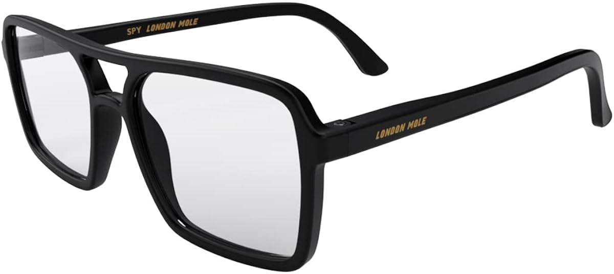 LONDON MOLE® Spy reading glasses, Matt Black, Lens 39 x 50 mm | Bridge gap 15 mm | Temple 147 mm - Image 3