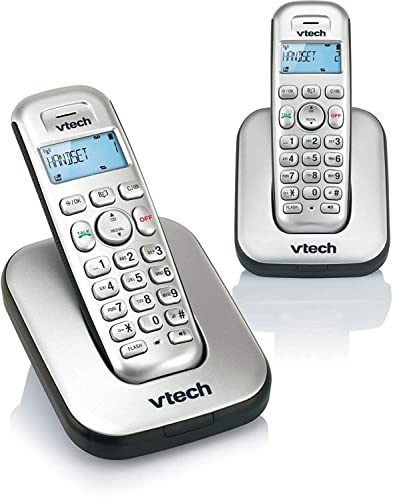 Vtech 2 Handset Digital Cordless Phone with Caller ID/Call Waiting - Silver []ES1210-2