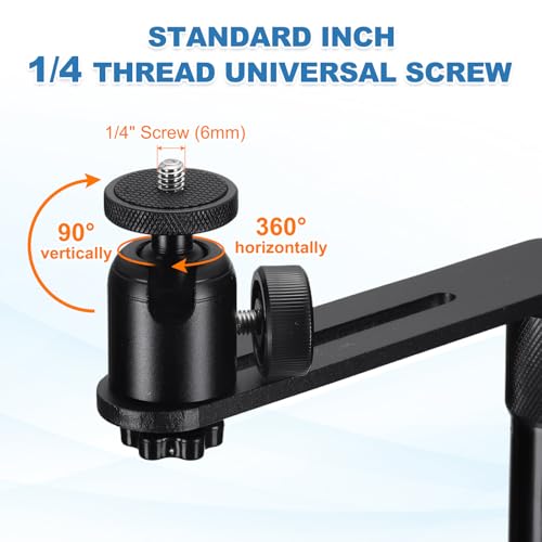 Soporte para proyector sin taladro para sofá cama con tornillo de 1/4 y carga de 6kg 3