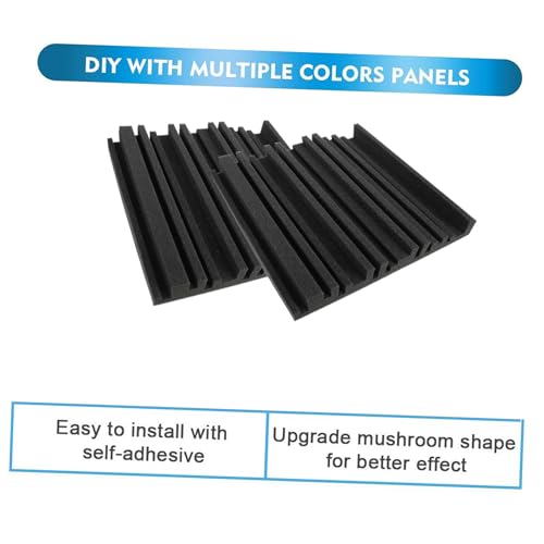 Panel Acústico para Paredes Insonorizante 6Pcs, PU para Reducción de Ruido en Escalones miniatura 3