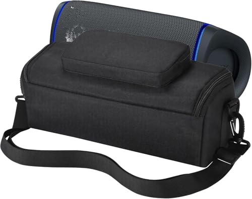 Portable Carrying Case for Sony SRS-XB43 Speaker -Travel Bag with Extra Pockets for Charger, Cables & Accessories, Durable Shoulder Strap for Outdoor, Party, Beach by YaoshanTuda - Used condition - US$16.12