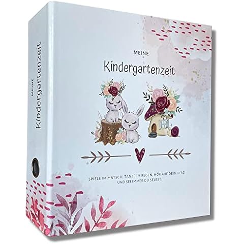Ordner "Meine Kindergartenzeit" mit Griffloch DIN A4 Cover
