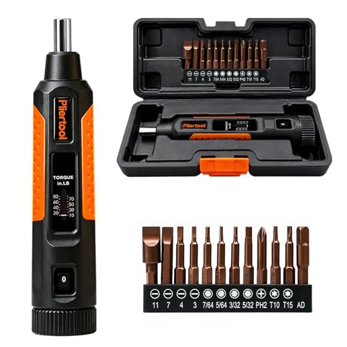13Pcs Preset Torque Screwdriver Wrench Driver Set 10-80 Inch Pound