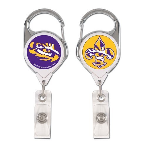 LSU Tigers Premium Retractable Badge Holder