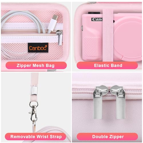 Funda rígida para Canon PowerShot G7X Mark III, color Jelly Pink miniatura 5