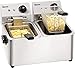 Bartscher A162412E SNACK II Doppel-Fritteuse, 8l 4000 W
