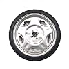 XYJYPA Rolstoel vervangende wielen,Anti-Slip Rubber enkelwielig, Lichtmetalen velgen, 10 inch massieve banden/16 inch…