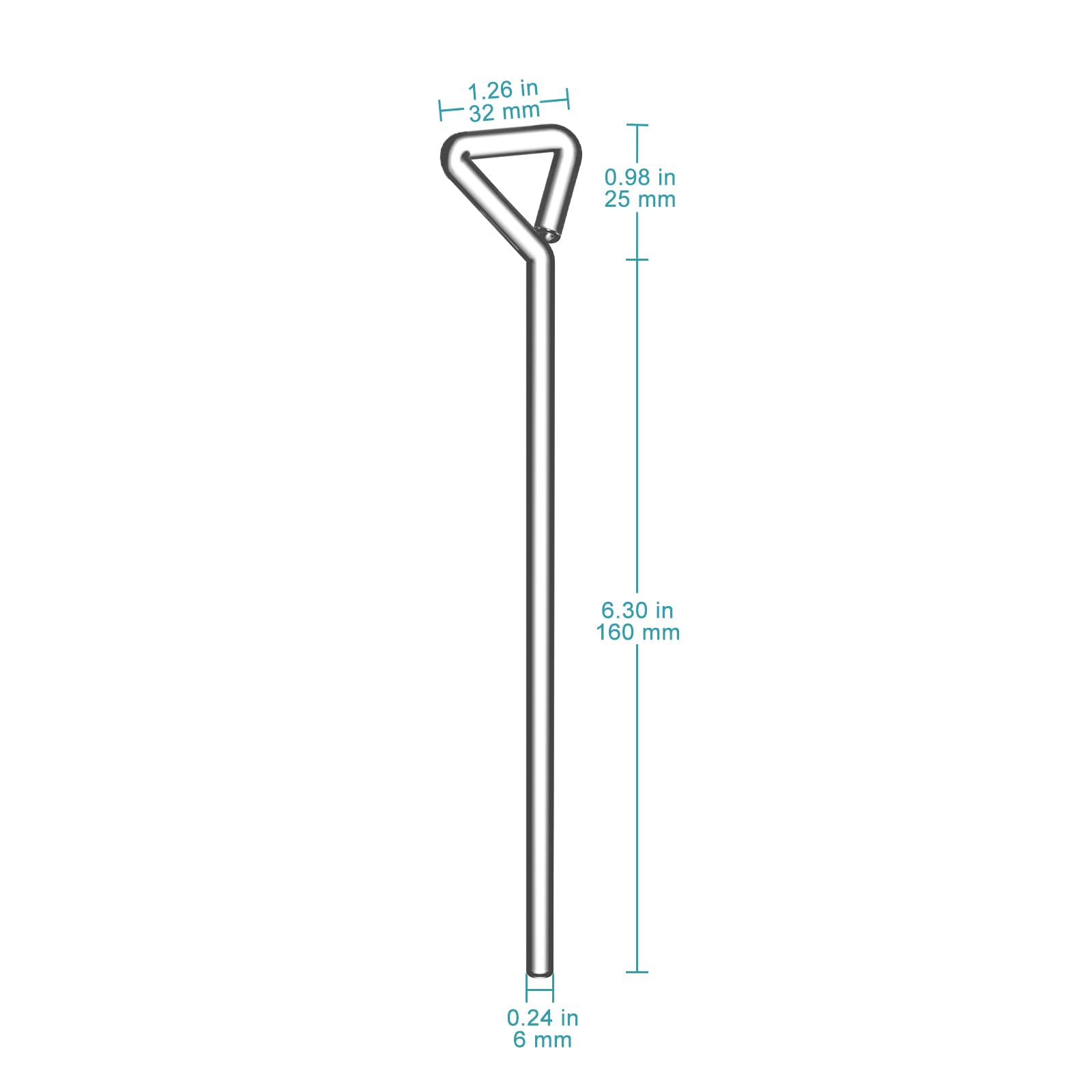 stonylab Glasverteilstab, Dreieckiger Beschichtungsstab, 6 mm Durchmesser, 160 mm Länge, Laborwerkzeuge Aus Borosilikatglas, Wiederverwendbar, 5 Stück
