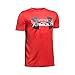 Under Armour Boys' Tech Big Logo Hybrid T-Shirt, Risk Red (601), Youth Medium