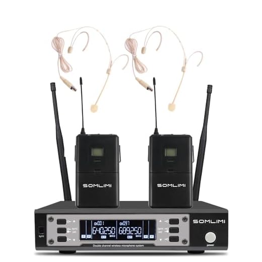 SOMLIMI original EW135G4 Sem Fio Microfone Profissional para Cantares Performances dePalco Karaoke Conferenciada lgreja Palestr (135-headset)