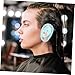 SKISUNO 2pcs Silicone Ear Covers for Hair Dyeing Ear Protection Tool Reusable Soft Protectors for Home Salon Use Blue Staining Guard