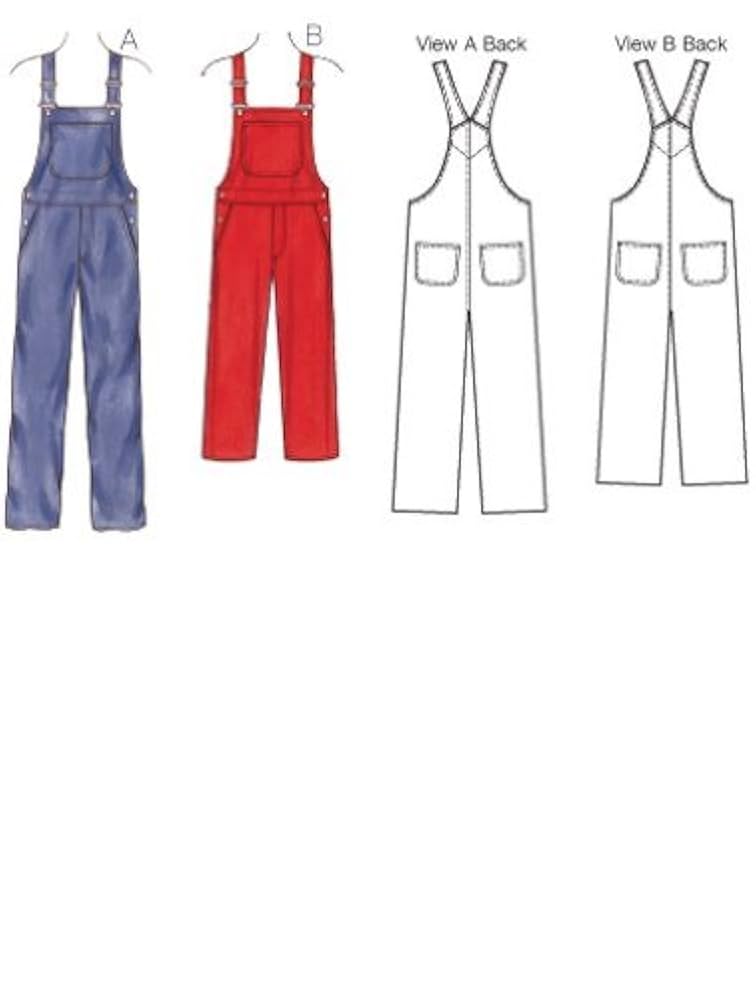 Amazon.com: Kwik Sew K3897 Overalls Sewing Pattern, Size XS