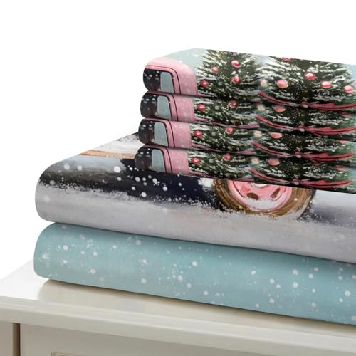 Housse de couette microfibre inaltérable rose imprimé 3D haute définition 220x240 - 7