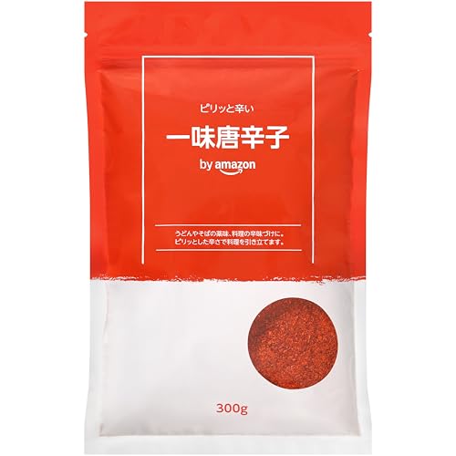 by Amazon 一味唐辛子 300g 大容量サイズ