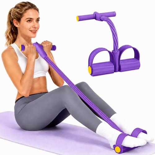 Pedal Resistance Bands with Handles – 6 Tube Set