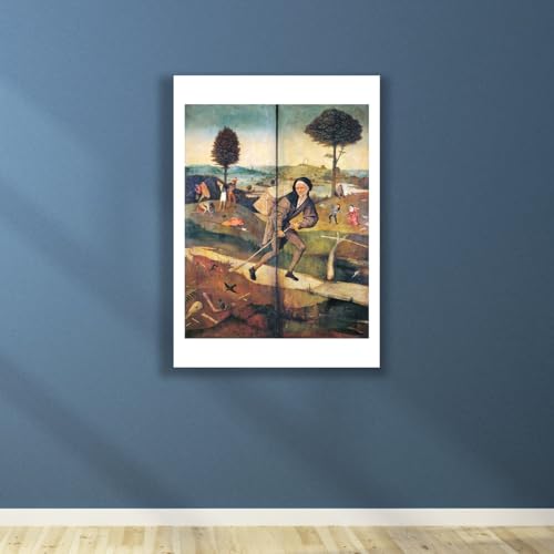 Impression Hieronymus Bosch Le Pedlar affiche d'art poétique format medium finition mate