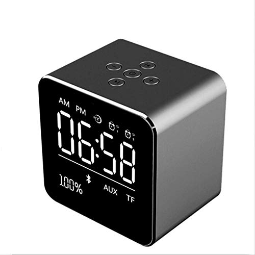 Preisvergleich Produktbild Wecker Multifunktions-Led-Digital-Wecker Drahtloser Bluetooth-Lautsprecher Usb-Ladewecker Tragbare Musikuhr