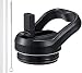 Vmini Straw Lid/Cap, Compatible with YETI Rambler Lid, RTIC Bottle Lid and More, 2 Straws and 1 Brush Included