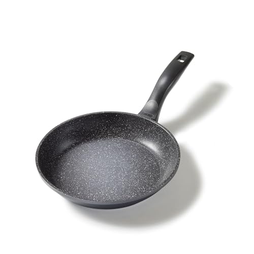 Stoneline Bratpfanne 24cm, Pfanne Induktion geeignet, Pfanne mit echten Steinpartikeln beschichtet,...