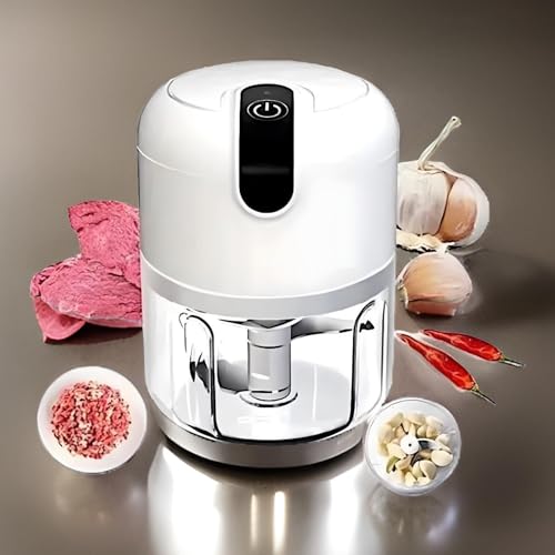 Mini Processador Triturador De Alimentos Elétrico, Portátil, USB, Recarregável, Moedor Sem Fio, Lâmi