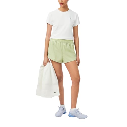 Lacoste Women's Sport Ultra Dry Tennis Shorts, Green, 6
