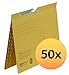 Produktbild ELBA 100560094 Pendelhefter 50er Karton kaufmännische Heftung und Schlitzstanzung aus 250 g/m² Manila-Karton gelb