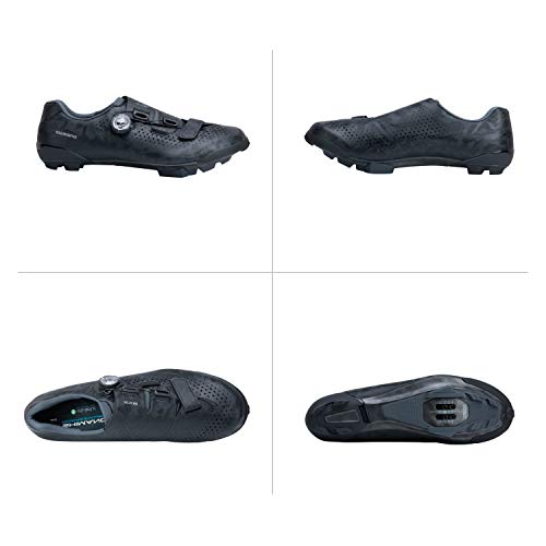 SHIMANO SH-RX800 Tênis de corrida de cascalho de alto desempenho, preto, 42-44