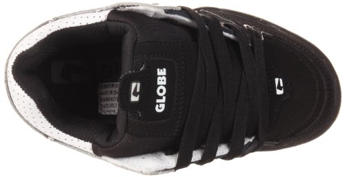 Image of Globe Mens Fusion Skate Shoes, Black /White /Charcoal, 6 M US Big Kid