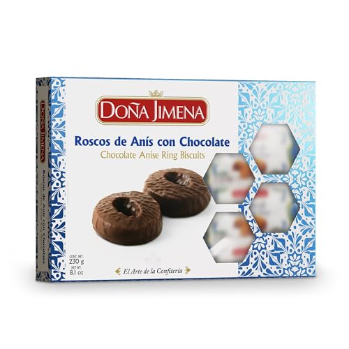 Doña Jimena - Roscos de Anís Bañados de Chocolate,...