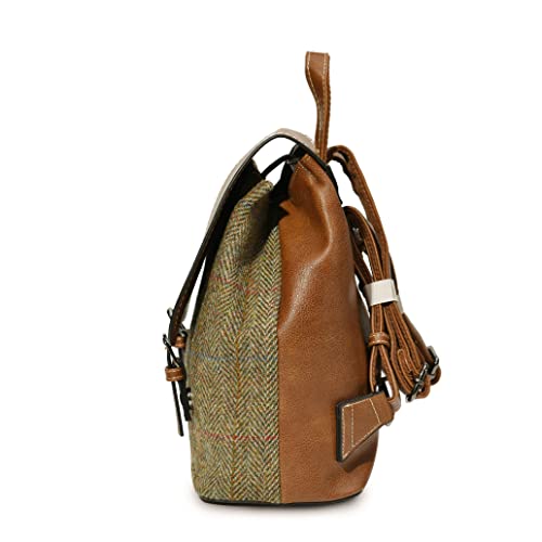 Harris Tweed® Jura Backpack, Chestnut Herringbone4