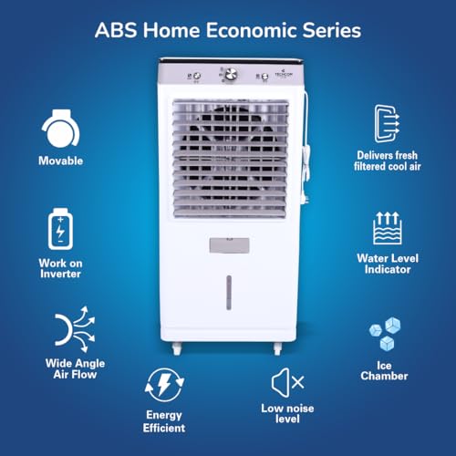 Image of GTS 70 Air Cooler | 70L Tank Capacity | 28mm Bearing Motor | Auto Swing | High Air Throw | Inverter Compatible | Honeycomb Cooling Pads | 1+1 Year Warranty