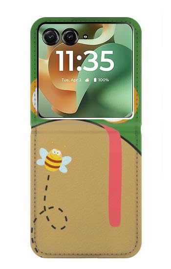 Étui flip housse cuir Motorola Razr protège l'écran des rayures