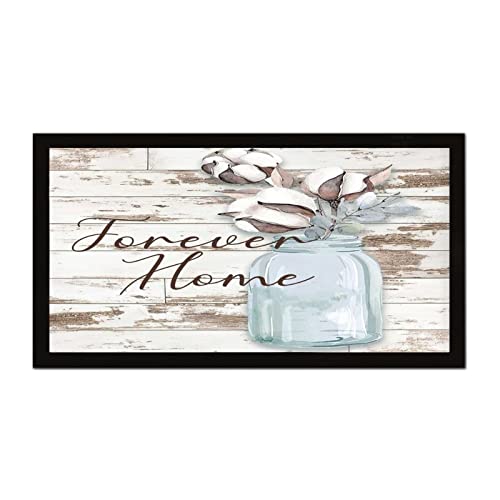Plaque murale moderne en bois habillage mur vide cadre rustique personnalisable