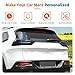 JeCar Smoked Tail Light Cover Trim Guards for 2014-2017 Jeep Cherokee 4pcs